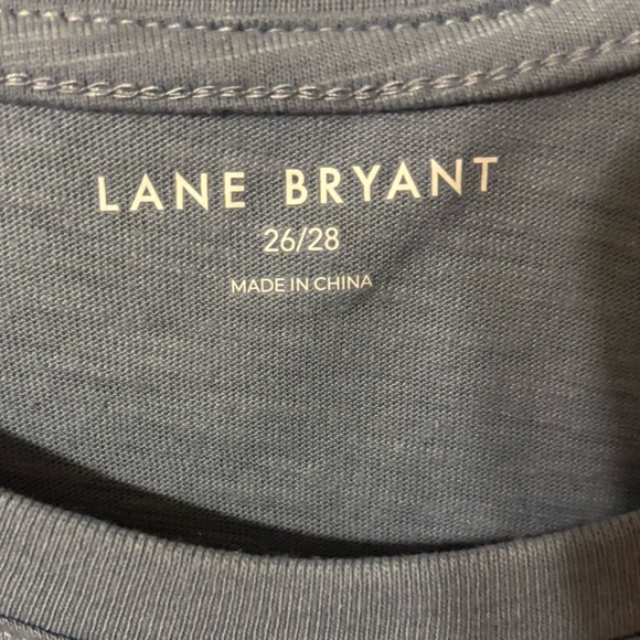 Lane Bryant 26/28 Light Blue Graphic Tee T-Shirt LOVE YOUR MOTHER Top Short Slv - Picture 4 of 4